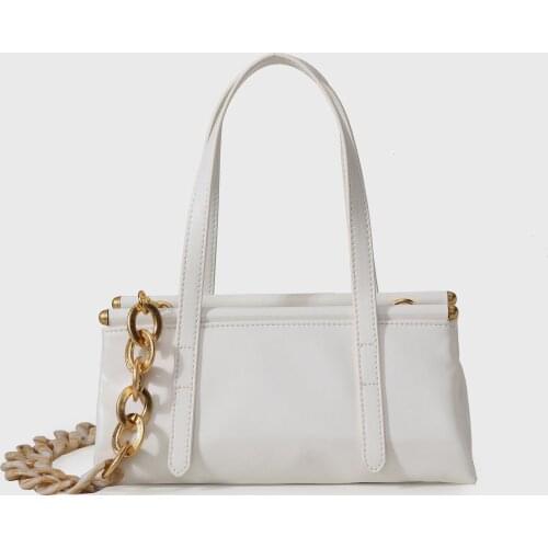 New Korean genuine leather womens bag oil wax fashion stylish messenger handbag underarm bag