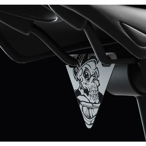 ENLEE 1 Pc Outdoor Safety Warning Reflector Bike Reflective Triangle Plate Night Riding Iamok Bicycle Decorative Sticker