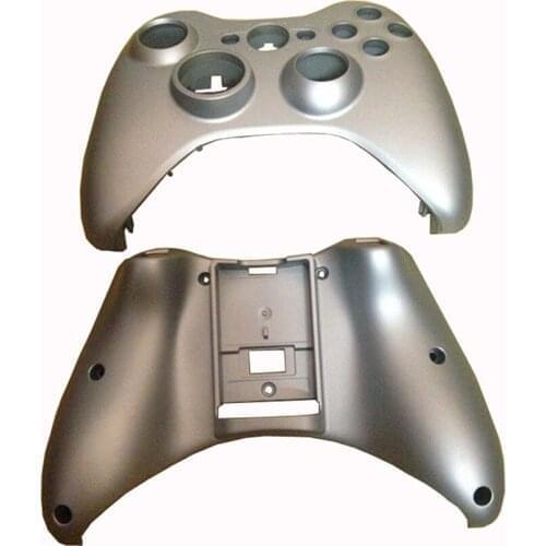 100pcs Replacement Part Silvery Full Shell Case for Xbox 360 Wireless Controller Housing