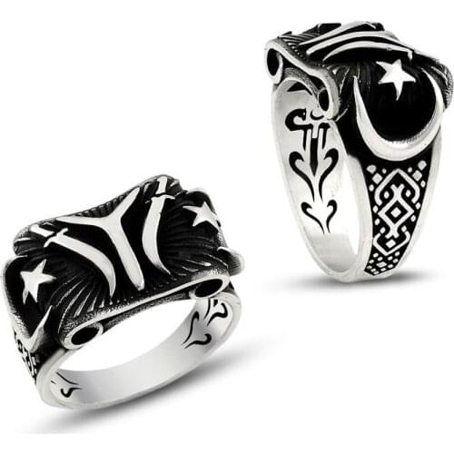 The moon the stars Kayi Length Model 925 Sterling Silver Ring