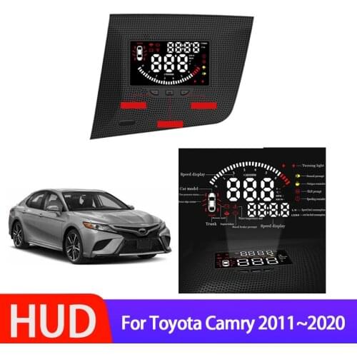 Car Electronic Accessories Head Up Display HUD For Toyota Camry 2011~2018 2019 2020 Car HUD Head Up Display Digital Speedometer