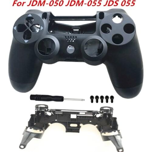 For Sony Playstation 4 Pro JDM-050 JDM-055 JDS 050 JDS 055 Frame Stand of L1 R1 Key Holder Front Back Housing Shell Case Replace