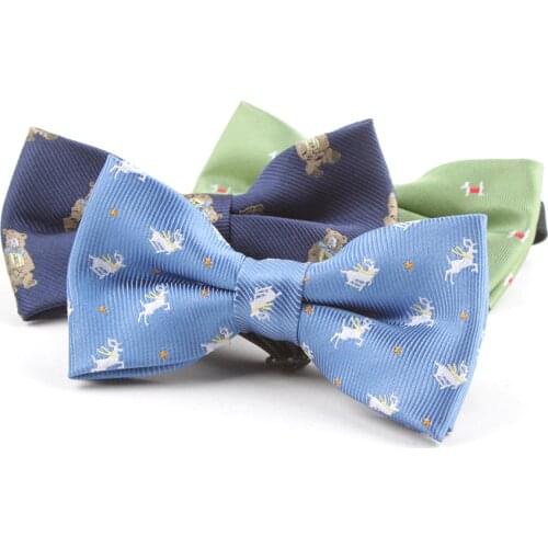VEEKTIE New Style Plaid Children Bow tie Baby Kids Bowties Classical Pet Striped Butterfly Dog noeud papillon Enfant Blue Red