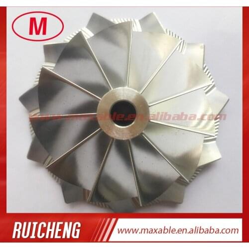 GT28 55812/3712-0001 47.10/63.40mm 11+0 blades turbo billet/milling/aluminum 2618 compressor wheel for 816365-0001/446179-0093