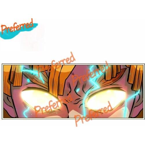Zenitsu Cool Slap Stickers Demon Slayer Anime Car Decals Bumper Laptop Motorcycle Car Accessories