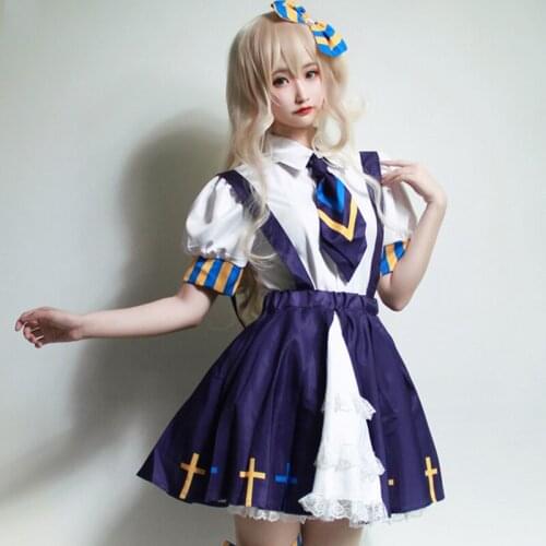 Anime Aotu World Anmicius Game Cosplay Costume Dress Wig Daily Women Carnival Party Uniform Brand New