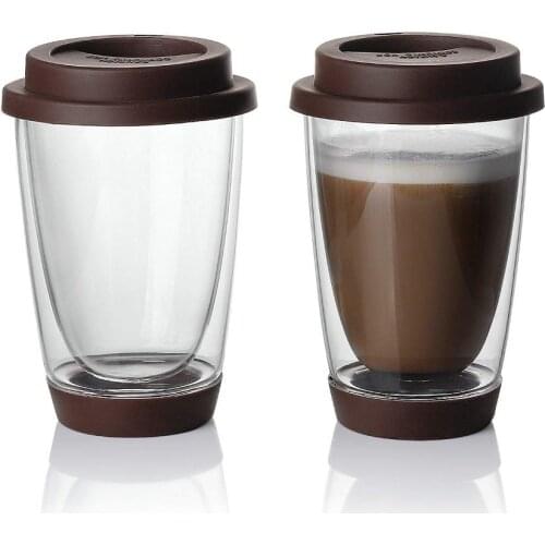 MINEYE Double Wall Glass Cups