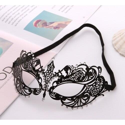 Male Female Venetian Metal Costume Masquerade Party Mask Laser Cut Halloween Prom Cosplay Wedding Ball Masks
