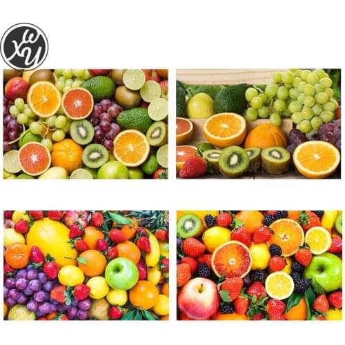 Diamond Painting Kits for Adults Juicy Fruit Diamond Mosaic Delicious Food Cross Stitch Full Diamond Embroideries for Home Decor