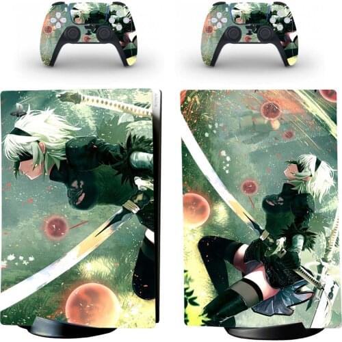 Game PS5 Digital Edition Skin Sticker for Playstation 5 Console & 2 Controllers Decal Vinyl Protective Skins Style 1