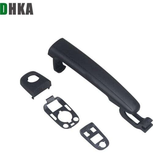 DHKA OUTSIDE EXTERIOR DOOR HANDLE For PEUGEOT 307 2001 2002 2003 2004 2005 2006 OEM: FR:9101-W2 FL:9101-W3 FR:9101-W8 + 9101-A