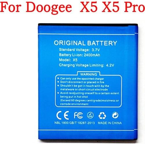 NEW High Quality 2400mAh battery For Doogee X5 X5S X5 Pro Mobile phone