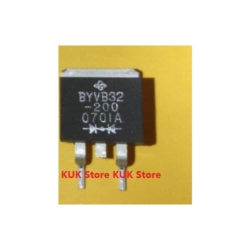 Original 100% NEW BYVB32-200 BYVB32 -200 BYVB32-200HE3/81 D2PAK 20PCS/LOT