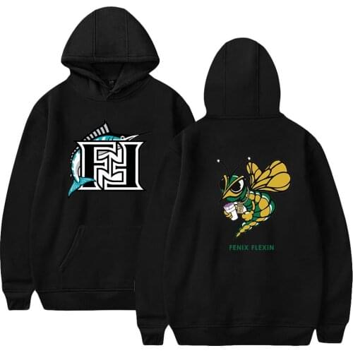 Fenix Flexin Print Autumn Winter Holiday Men/Women Hooded Sweet Streetwear Casual style the hoodies