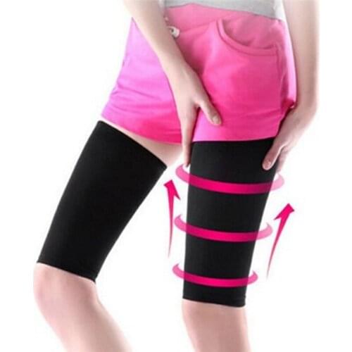 Useful 1Pair Fashion Thin Thigh Leg Shaper Burn Fat Socks Compression Stovepipe Leg Slimming