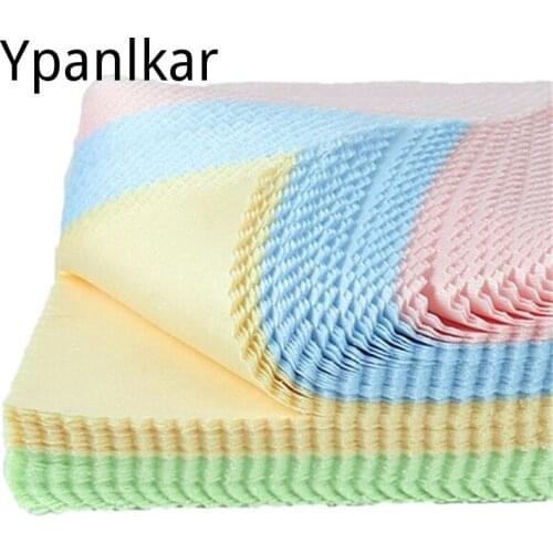 10pcs Glasses Cleaning Cloth 4 Colors Lens Cloth Wipes For Lens 14.5*15cm For Glasses Mac Camera Computer