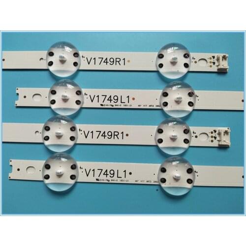 Tira Retroiluminação LED lâmpada Para LG 49 12 "V17 ART3 TV JB3B1591A02499 49UV340C 49UJ6565 6916L-2862A 6916L-2863A LC490DGG
