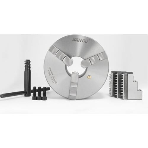 Lathe chuck K11-125 three jaw self-centering chuck 125mm 5'' inch jaw with harden steel for mini lathe