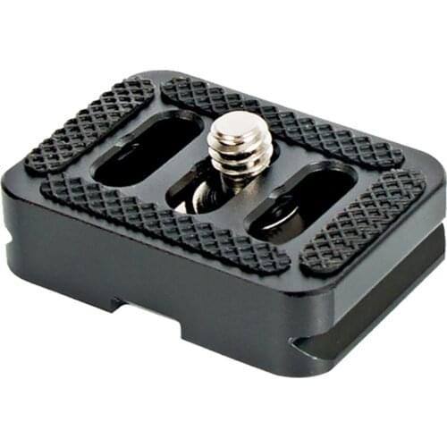 TY-C10 Professional Aluminum Quick Release Plate 1/4 For Tripod Ball Head - Black