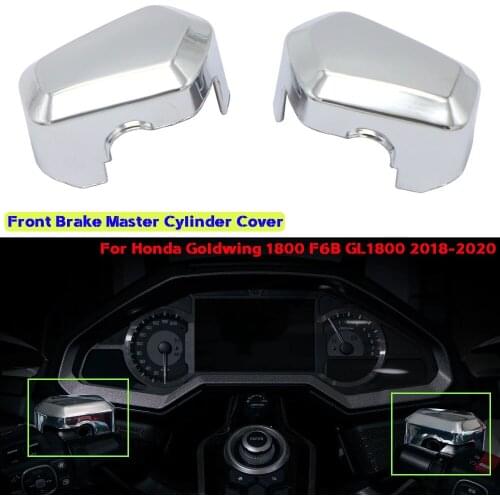 High Quality Motorcycle Chrome Front Brake Master Cylinder Cover for Honda Goldwing GL1800 F6B GL1800 2018 2019 2020