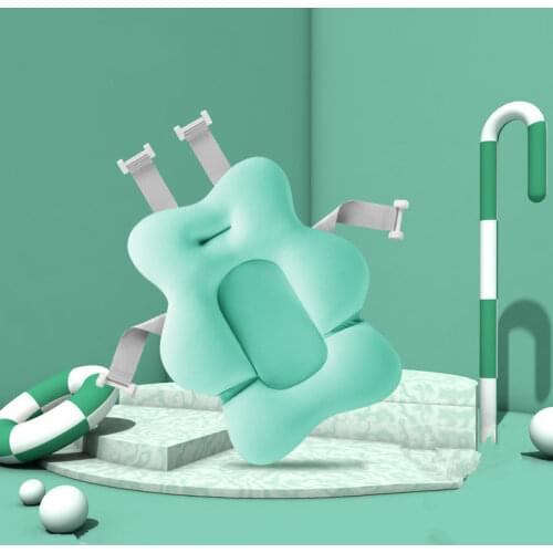 Newborn Safety Bath Net 3D Honeycomb Soft Infant Shower Mat Skin-friendly fabric Shower Bath Pad Safe Bath Net For Newborn Baby