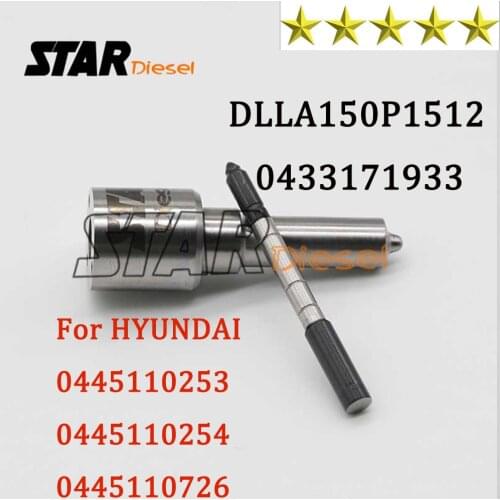 STAR DIESEL Injector Nozzle Tips DLLA150P1512 0433171933 Auto Parts For Santa Fe CM 0445110253 0445110254 0445110726 0986435155