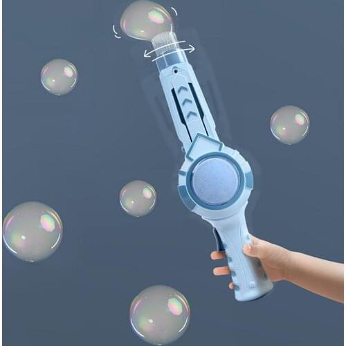 70ml Elastic Smoke Bubble Wand Girl Heart-shaped Bubble Machine Toy Blowing Children Toys Maker Gun With Mini Kids Outdoor Toy