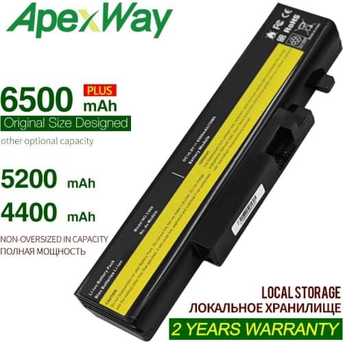 Apexway 4400mah 11.1v laptop Battery For Lenovo IdeaPad B560 B560A Y450A Y460C Y460N Y460P Y560P v560 Y560PT 57Y6440 L09N6D16