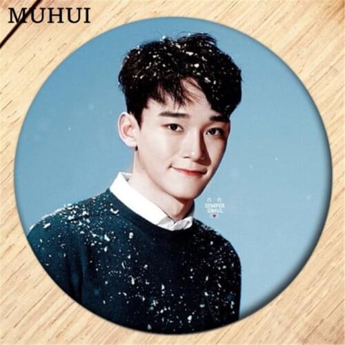 Free Shipping Kpop EXO CHEN Brooch Pin Badges For Clothes Backpack Decoration Girls Jewelry Gift B166