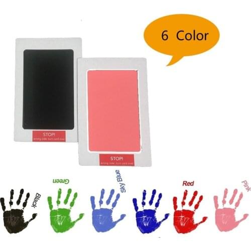 Safe Non-toxic Baby Footprints Handprint No months Souvenir Dog Skin Newborn Kits Pet for Inkless Ink 0-6 Paw Pads Prints Touch
