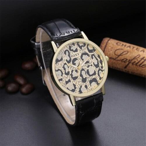 2020 Top Brand SOXY Fashion Casual Watch Leather Quartz Watch Women Wrist Watches Hour Clock Ladies Gold Watch Relojes Relogio