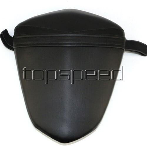 Black Motorcycle Passenger Rear Seat Pillion Cushion For Yamaha YZF R1 2009 2010 2011