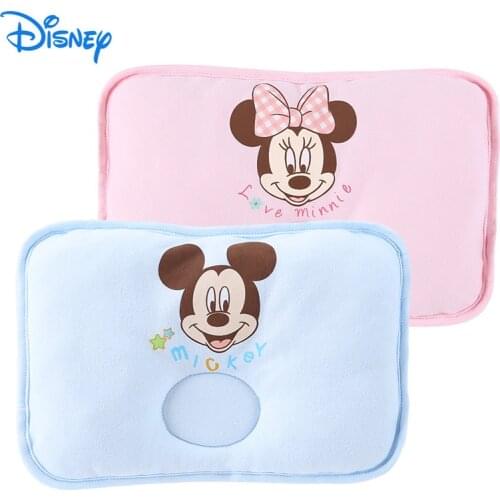 Disney Baby Cotton Pillow Fashion Children Sleeping Round Pillow Minnie Mickey Cartoon Pattern Kid Stereotypes Pillow