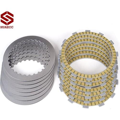HUAECC Clutch Friction Disc Plates for Honda CB500T CB 500 T 1974-1977 22201-MA7-000 22321-MG8-000 22321-283-000