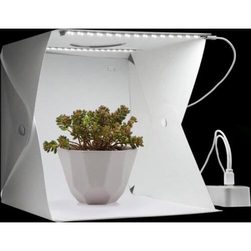 Dual Color Backdrop LED Light Photography Photo Studio Box Softbox Shooting Tent Photo Studio Box