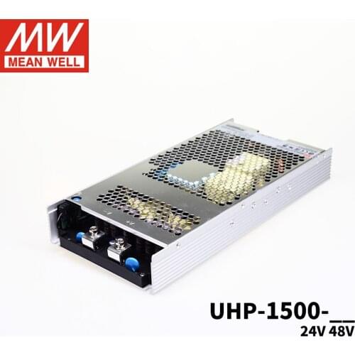 Meanwell new model UHP-1500 Conduction cooling Industrial Switching Power Supply 24V 48V PFC POWER SUPPLY UL TUV CB EMC CE SMPS