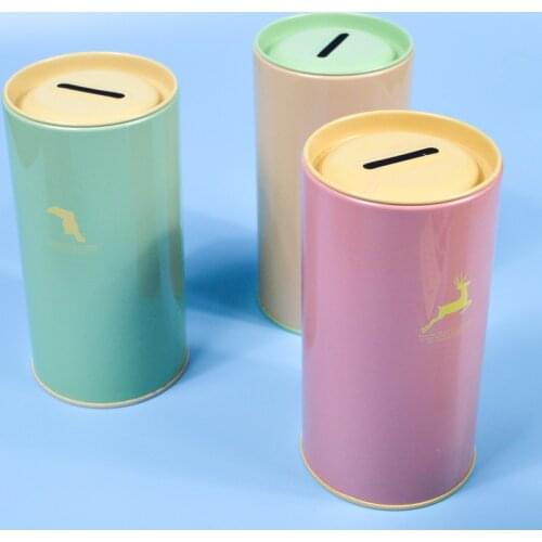 Animal Candy Color Piggy Bank Metal Piggy Bank Cute Sundries Cans Storage Cans Gift Cans Home Decor Money Box