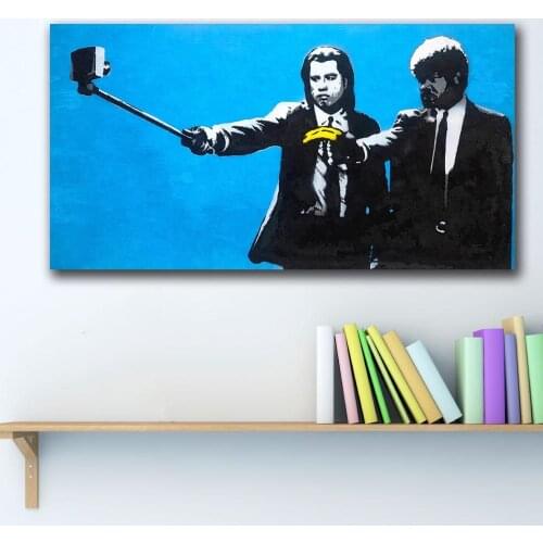 Fashion wall art I don't need banana any more Canvas Painting For Living Room Home Decor Oil Painting On Canvas Wall Painting