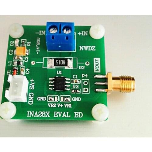 Ina282 Module High Precision Wide Common Mode Range Bidirectional Current Detection Zero Drift Current Measurement Module
