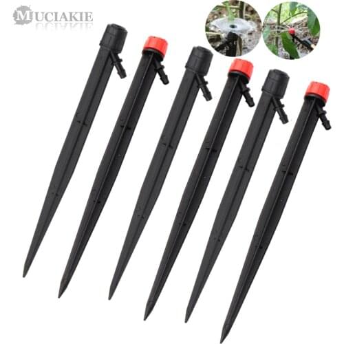 MUCIAKIE 10PCS 18CM Mixed 3 Types of 360 Degrees Adjustable Drippers Garden Drip Irrigation Emitter Micro Plant Flowers Drip