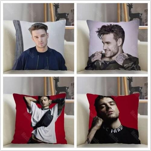 Musife Liam Payne Pillowcase Custom Square Pillow Cover Case Zipper Pillowcase 35*35,40*40,45*45cm Drop Shipping