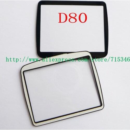 New LCD Screen Window Display (Acrylic) Outer Glass For NIKON D80 Screen Protector + Tape