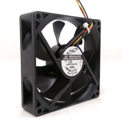 NEW cooling fan 90mm 92mm For AD0924XB-A76GL 24V 9025 9225 9CM double ball bearing cooling fan