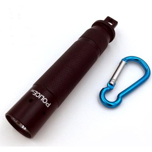 New Bright Mini LED Flashlight Spotlight Torch Pocket Lamp Camping Fishing Camping Hunting Outdoor Lighting AA Battery Operated