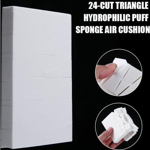 Shellhard 24pcs Professional Density Latex Wedges Sponge High Quality Makeup Sponge puffs For Cosmetic Tool