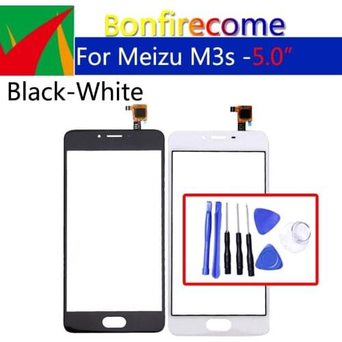 5.0" Glass Touch Panel For Meizu M3S / Meilan 3S Touch Screen Digitizer Sensor LCD Glass Panel Replacement Parts