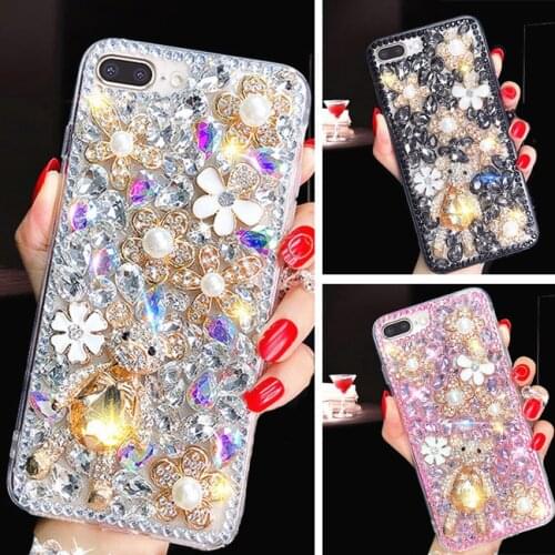 Sunjolly for Samsung Galaxy A02S Case A20 A30 A20E A50 A40 A70 A70S A60 A80 A90 A12 A10S A20S Phone Case Diamond Cover coque