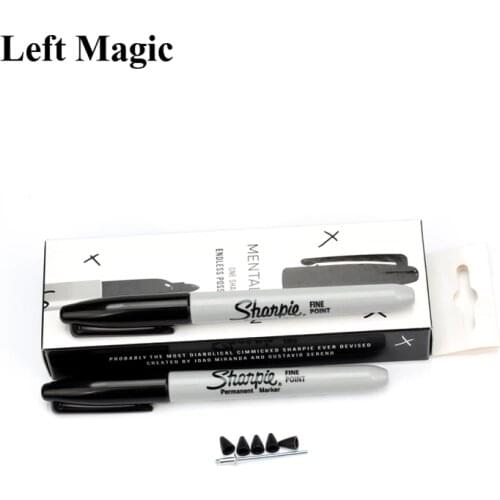 Mental Pen,Mind-Blowing Magic Tricks Screw Magic Stage Illusions Street Novelties Party Funny Comedy Gimmick Mentalism G8265