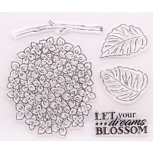 Flower Leaf Silicone Clear Seal Stamp DIY Scrapbooking Embossing Photo Album XX9B