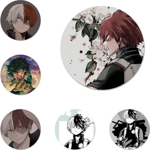 Boku no Hero Academia Icons Pins Badge Decoration Brooches Metal Badges For Clothes Backpack Decoration 58mm